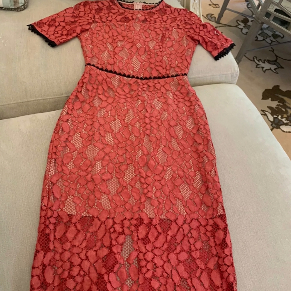 Alexis Remi Lace Midi Dress XS - Picture 2 of 10